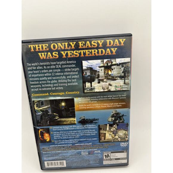 SOCOM 2 US Navy SEALS Greatest Hits PS2 PlayStation 2 CIB w Manual Tested Works - Picture 2 of 7